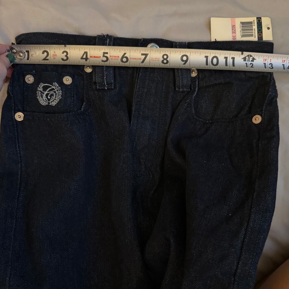 Y2K Coogi Dark Blue, Baggy, Boot Cut Jeans NWT- 10 - Picture 9 of 9